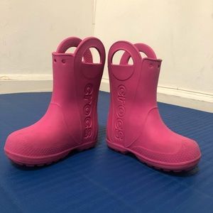 Crocs kids rain boots
